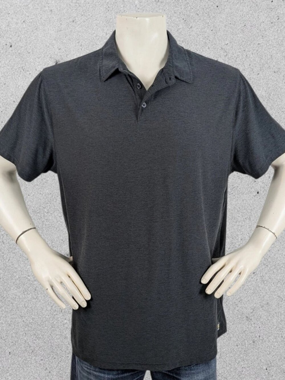 Vuori Polo Shirt Size XXL Charcoal Gray Grey